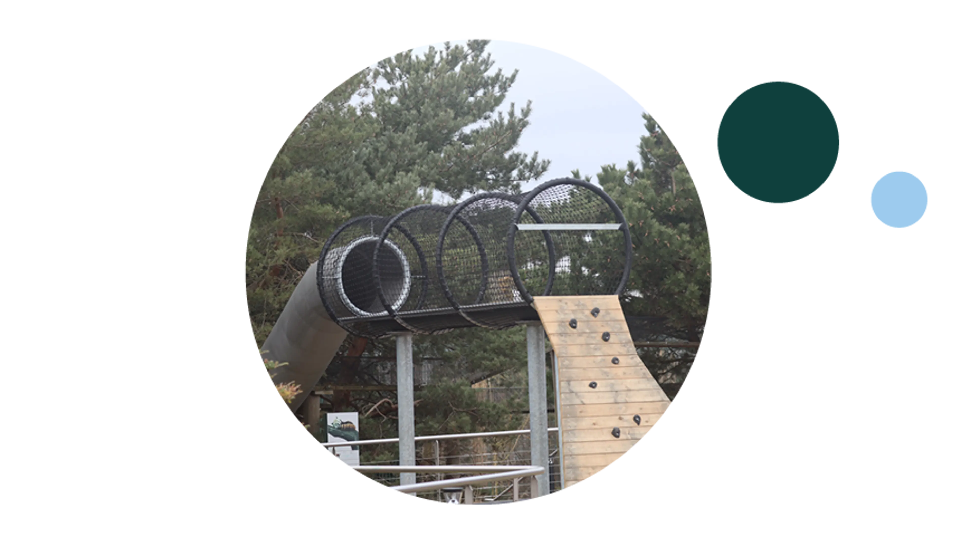 Along the Leopard Trail, children can move and learn about the leopard’s life in nature.