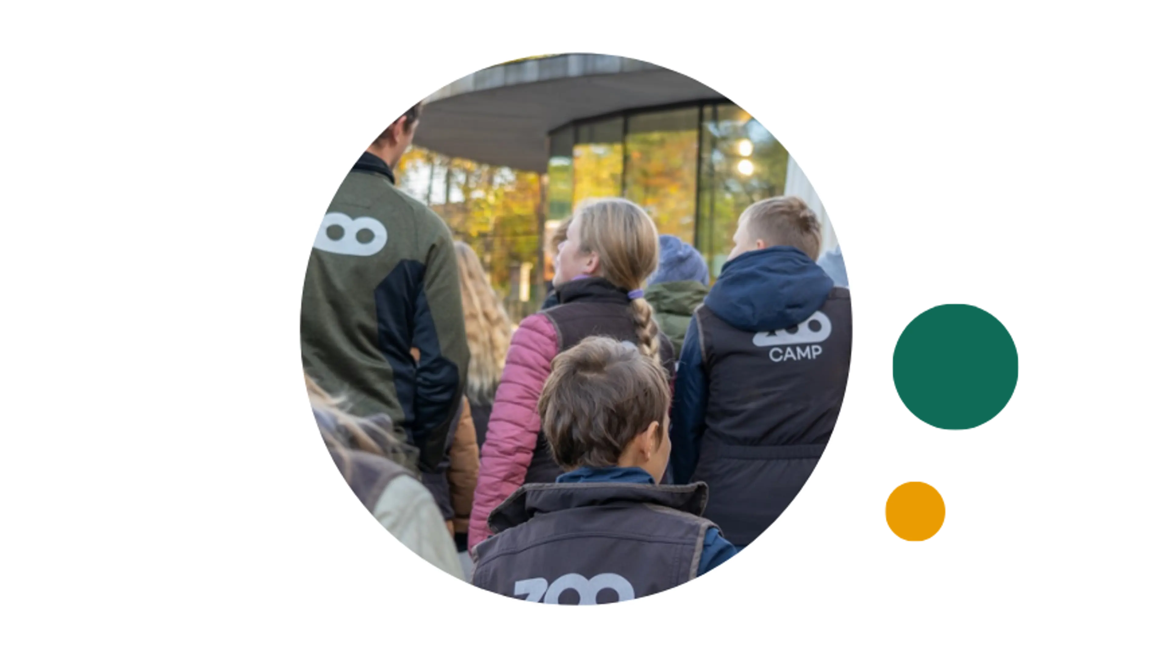 Børn der deltager i Zoocamp i København Zoologisk Have